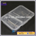 White black transparent disposable plastic food delivery containers